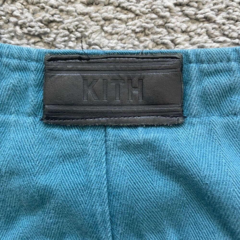 Kith Mens Mercer Joggers Pants Sz 30 Cotton Twill Knitted Cuff Casual Stretch - Picture 7 of 8